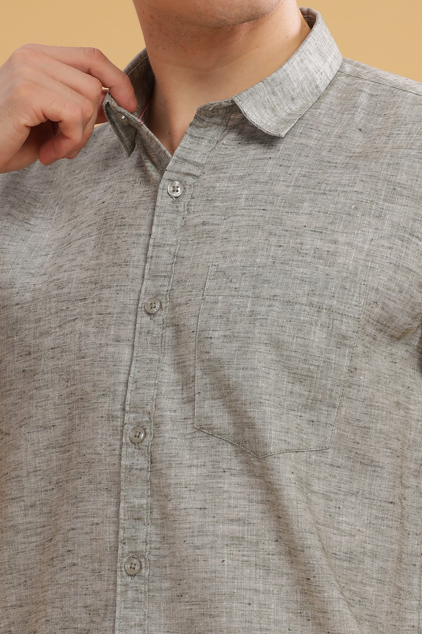 HAITCH Milton Cotton Lenin Shirt
