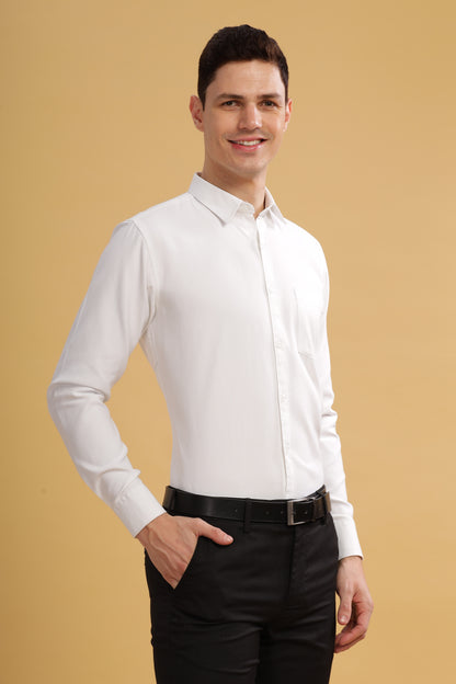 HAITCH Tusker Oxford White Shirt