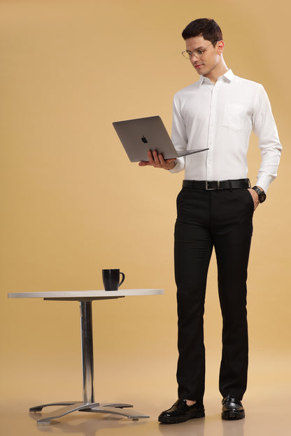 HAITCH Tusker Oxford White Shirt