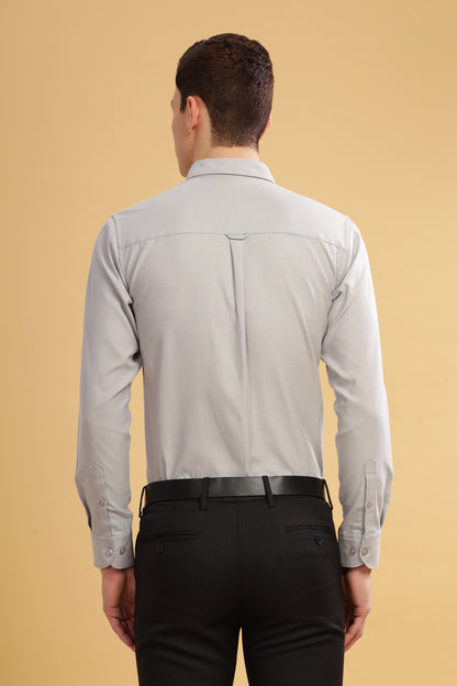 HAITCH Tusker Oxford Grey Shirt