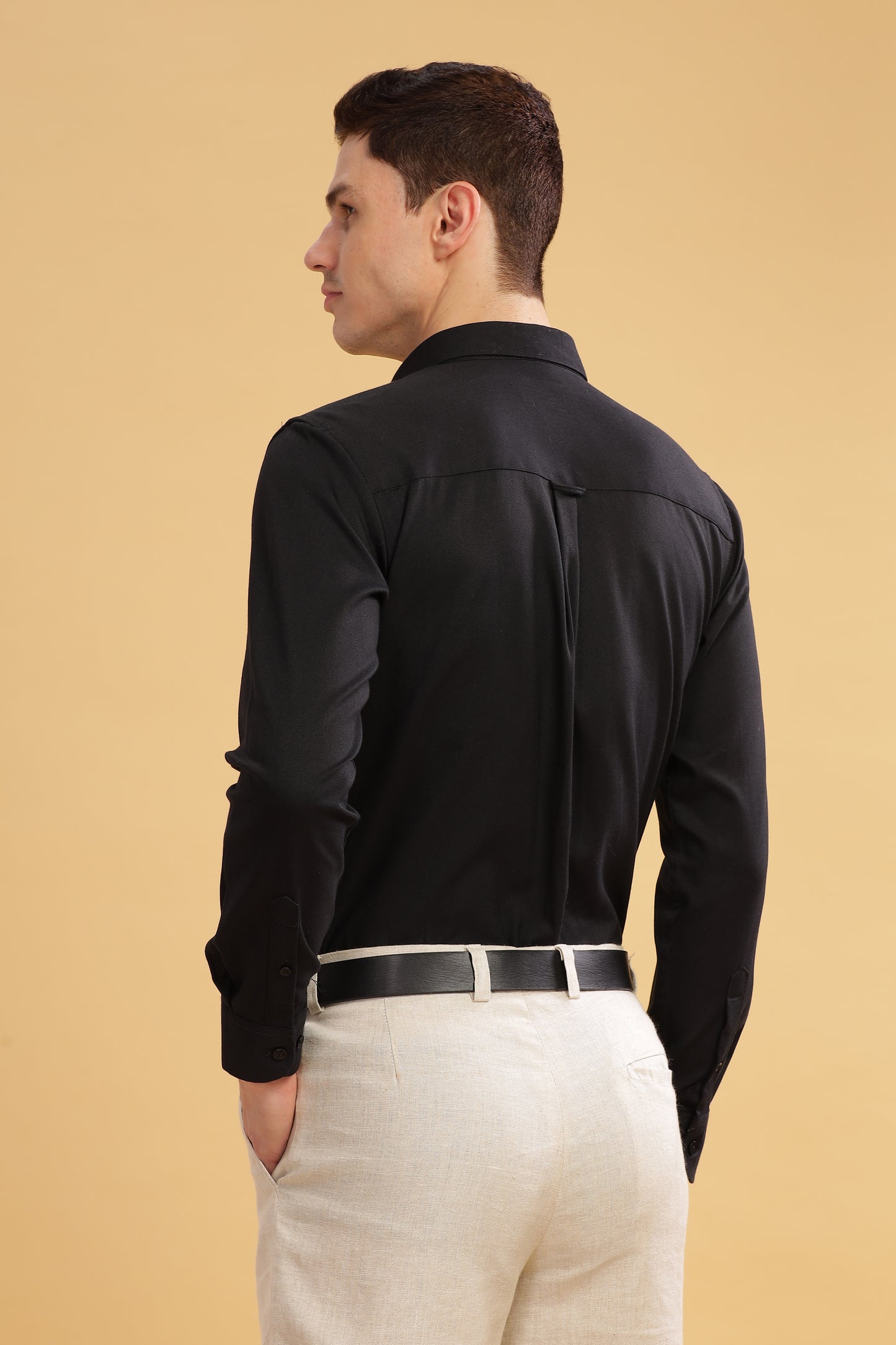 HAITCH Tusker Oxford Black Shirt