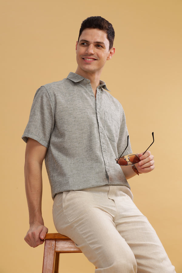 HAITCH Milton Cotton Lenin Shirt